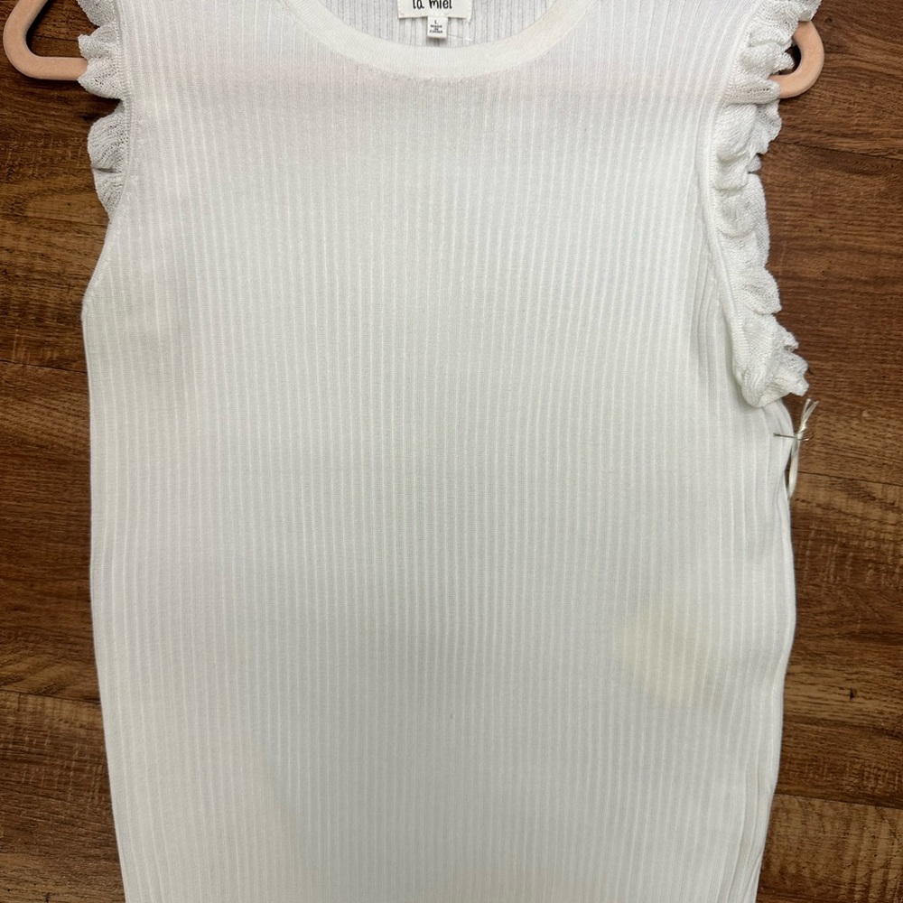 Women’s white lightweight sweater